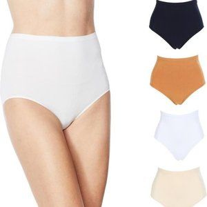 NWT‎ RHONDA SHEAR 4 PIECE SEAMLESS HIGHWAIST AHH BRIEF SMALL - 4 PAIRS!!!